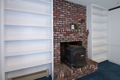 Wood Stove in Den