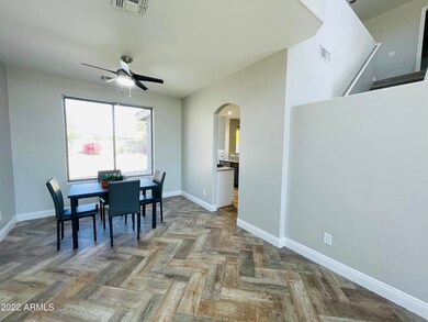 view to formal dining