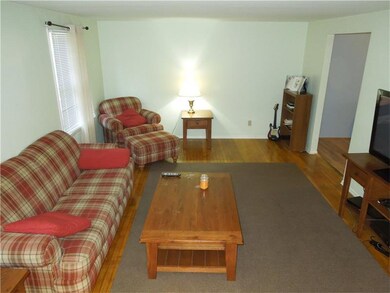 Living room with beautiful hard wood floors