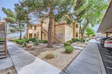 View of property with a residential view and stair