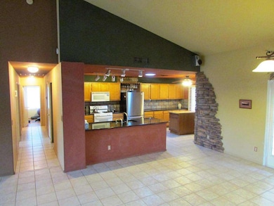 Looking Into the Kitchen & Hallway