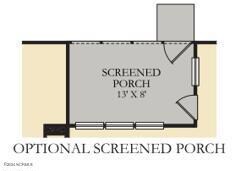 Litchfield floor plan screen porch