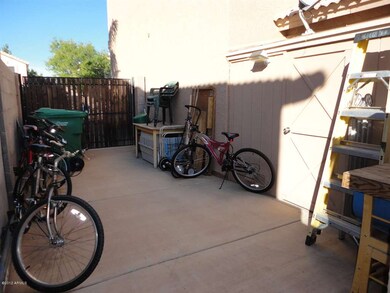 Side yard w/ RV gate access & storage