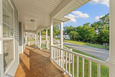 sit on the front deck, recently painted and staine