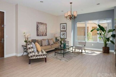 Living Room with Custom Honey Blond Hardwood Floor