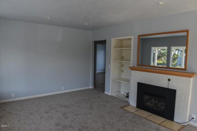 Fireplace.