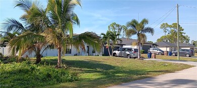 Across from subject lot