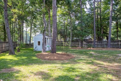 Yard facing pond