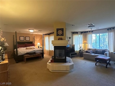Bedroom featuring carpet floors