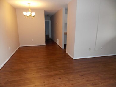open living room and dining