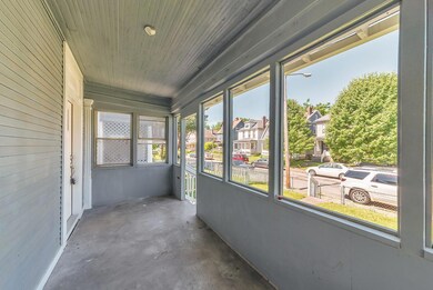 Covered front porch