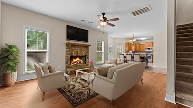 Great Room w/stone fireplace
