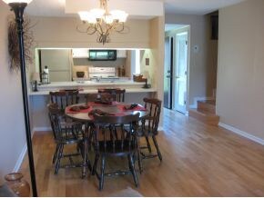 Looking back toward entry