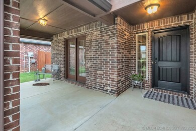 Great covered porch for relaxing.