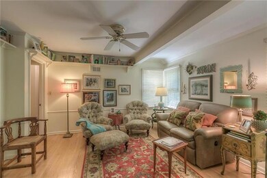 Another view of the den.  It does have a closet if