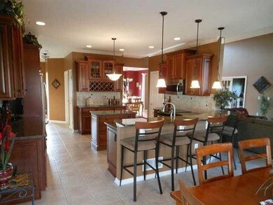 Kitchen kitchen features walk-in pantry, 4 stool b