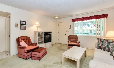 Family room w/ large window