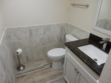 Downstairs powder room
