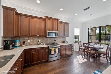 Large kitchen with informal dining, gas stove, upg