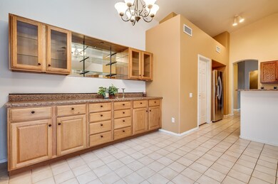 Built in Hutch and Cabinets off Kitchen