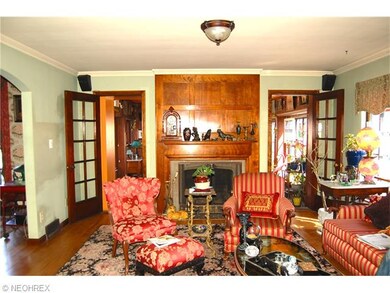 This LR is just GRAND! Spectacular wood work, French doors to the All-season porch (heated and insulated!) Beautiful hardwood flooring and a GRAND size, 27 x 15 ft.....All your guests will fit in this room!