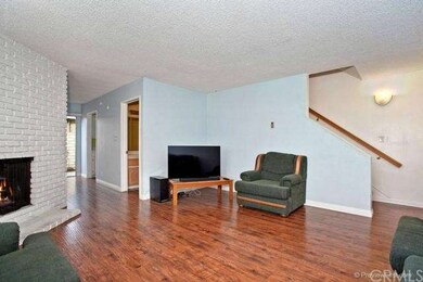 Spacious living room with laminate flooring, wood 