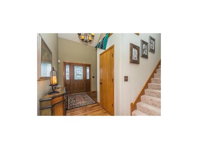 Welcoming, bright entryway w/ energy efficient fro