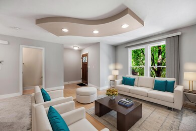 Living Room Virtually Staged
