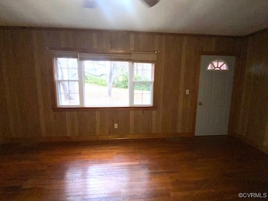 Entryway featuring hardwood / wood-style flooring