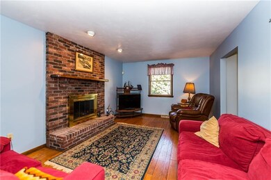 Cozy Family Room w/ Wood Burning Fireplace