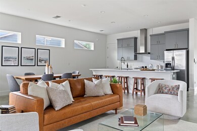 Living area featuring recessed lighting and visib