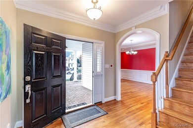 Foyer looking into Dining Room