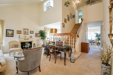 As you enter, you'll notice the soaring ceilings a