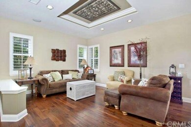 Tastefully decorated living room