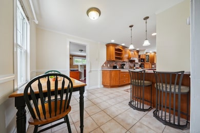 Eat-in, oversized kitchen
