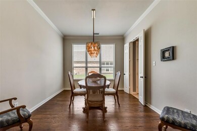 Spacious Dining Room with wood floors conveniently