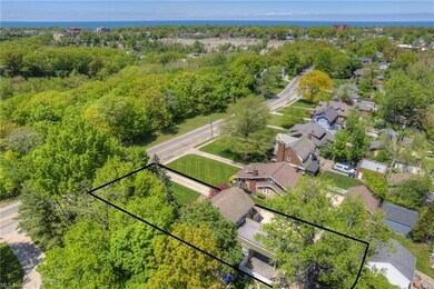 overhead view looking towards the valley