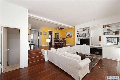 Wide plank distressed bamboo floors and a 12' cath