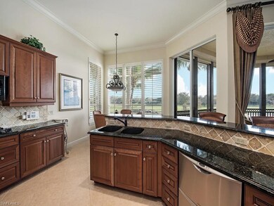 Open Kitchen Overoooks the Family Room