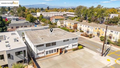 Aerial view of residential area