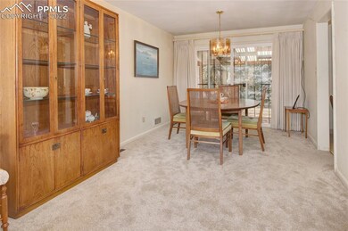 Dining Room with walk-out to Patio