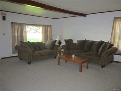 Berber carpeted Living Room