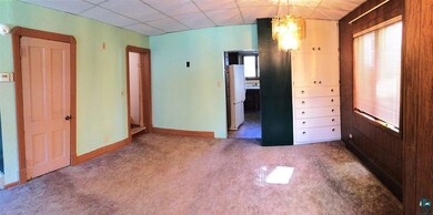 Open to the dining area