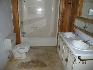 Basement bathroom