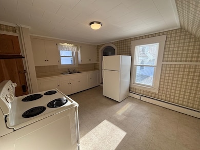 Kitchen with space for a small table