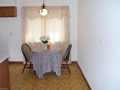 This dinette could accommodate a larger table and 