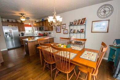 View of dining area and kitchen!