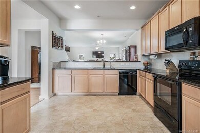 Airy kitchen that opens up to the living space.