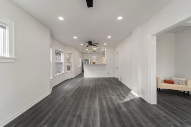 Lower Unit Living Room/Dining Area