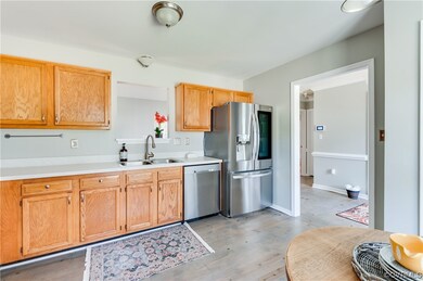 Kitchen with sink, stainless steel appliances, and